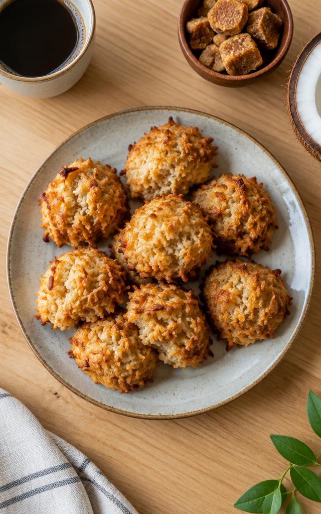 Coconut & Jaggery Macaroons