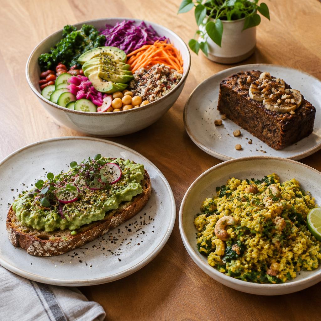 Buddha bowl, avocado toast, millet poha and ragi banana bread
